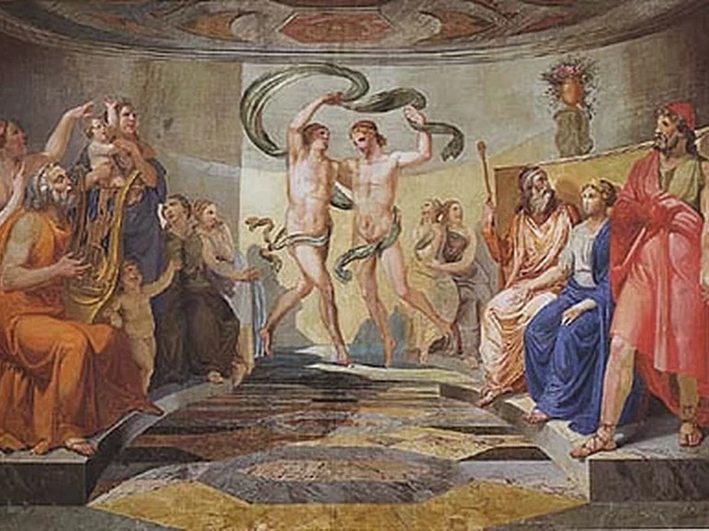 1801-Pietro Paoletti - La danza dei figli di Alcinoo in onore di Ulisse